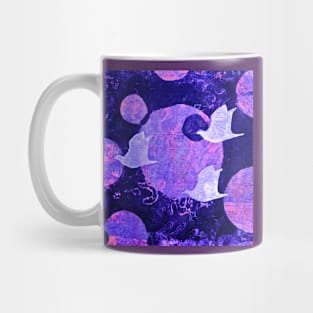 Three Cosmic Birds Digitally Altered Version of Original Work 10 Mug